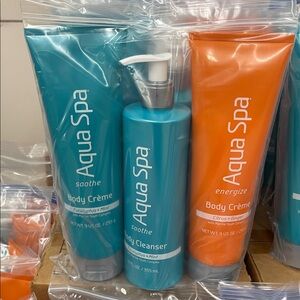 Soothe Body Crème and Cleanser Set - Teal and Orange